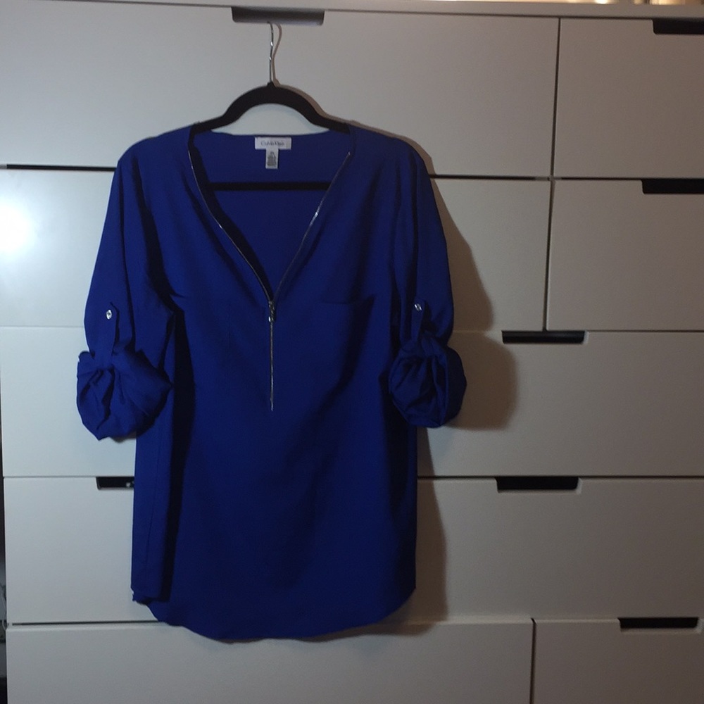 ❌SOLD❗️Calvin Klein Blue Top